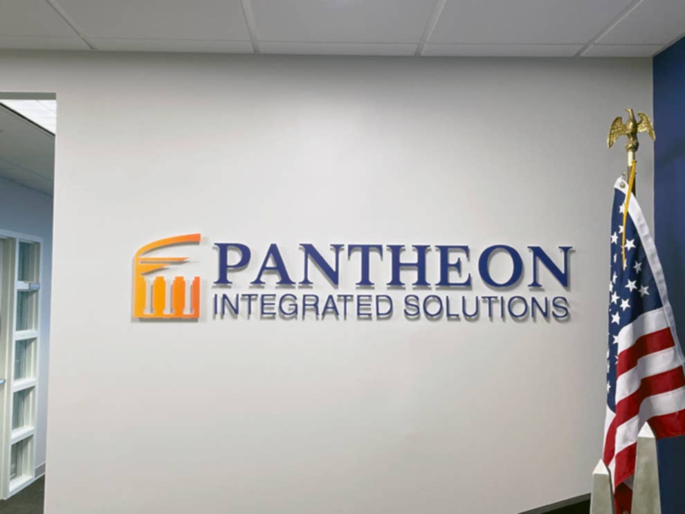 Dimensional Letters in Statesville, NC designed and installed for lobby and conference room signage