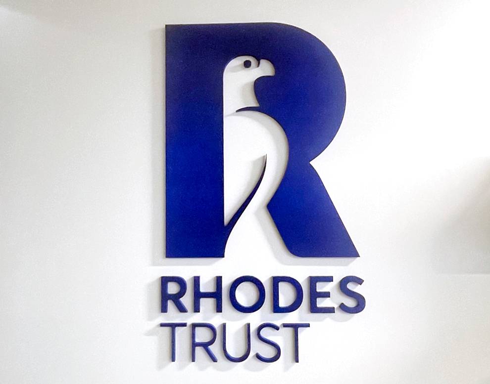Dimensional Letters in Statesville, NC designed and installed with brushed metal finishes for offices