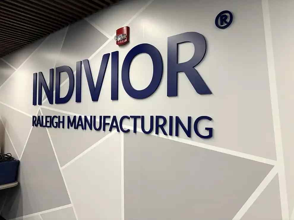Dimensional Letters in Statesville, NC designed and installed for interior business signage and displays