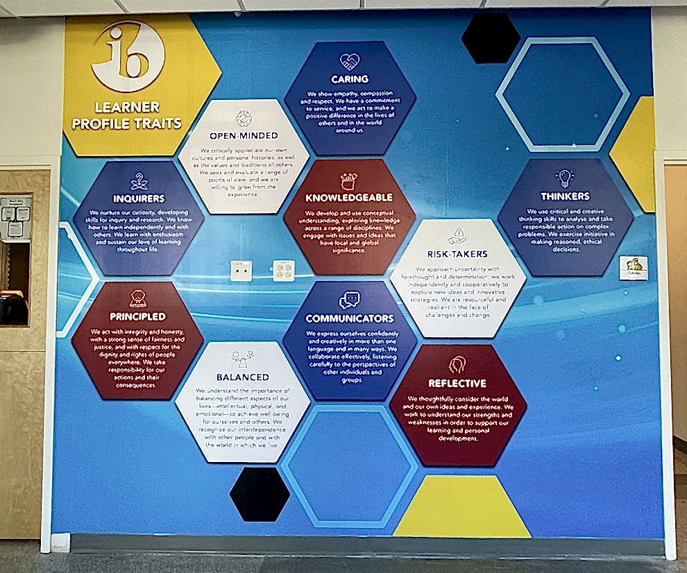 Branded educational graphics and wall wraps installed in Charlotte NC campuses