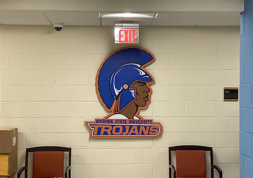 Campus educational wall graphics and window displays Charlotte NC