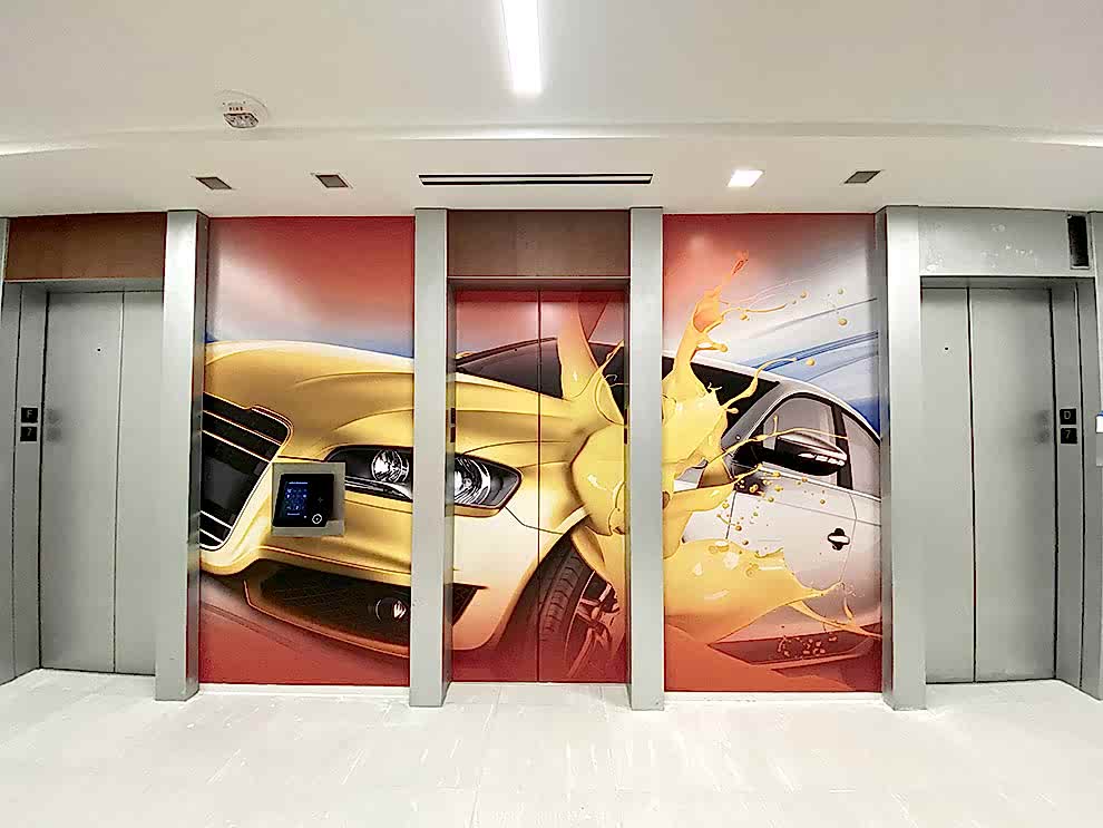 Elevator Wraps in Charlotte, NC