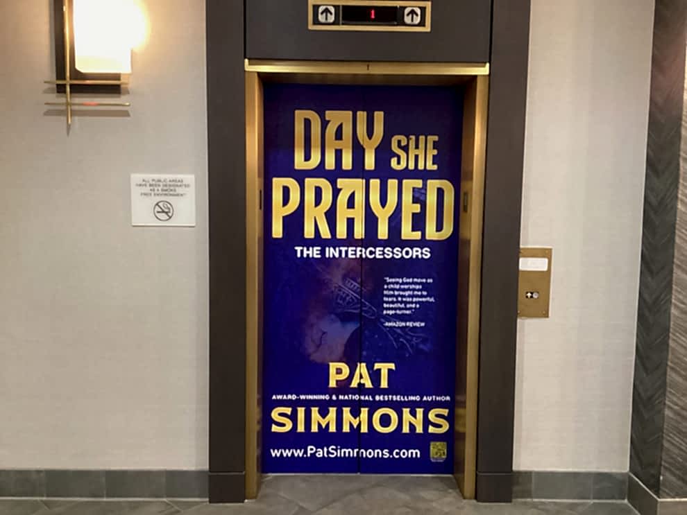 Elevator Wraps in Charlotte, NC designed and installed for custom cab wall graphics and branded interiors
