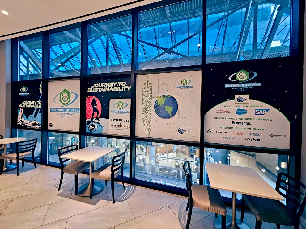 Custom graphics and wall wraps for event environments in Charlotte, NC