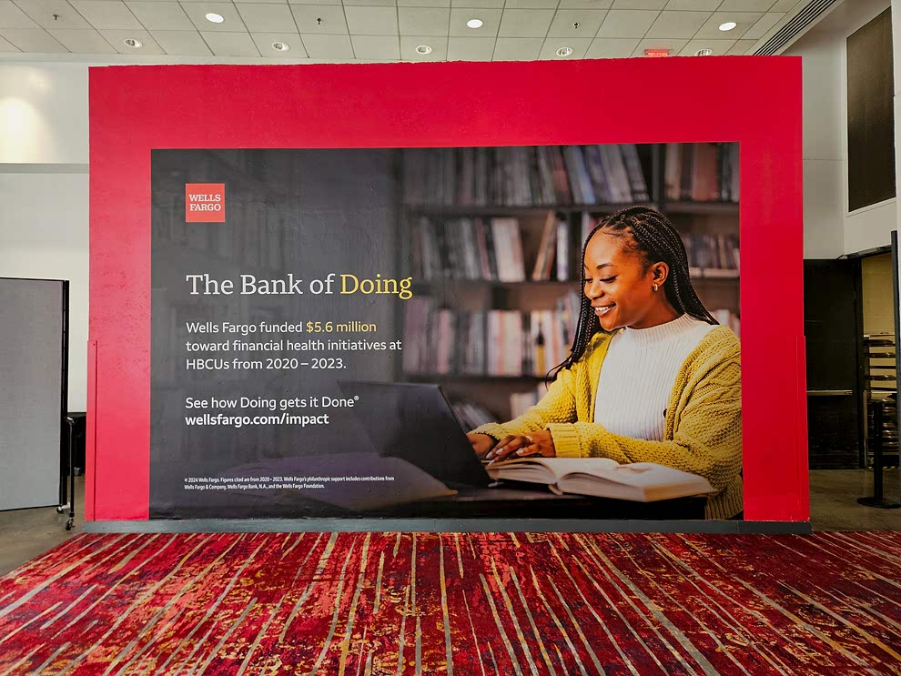 Event environments created with signage and large-format graphics in Charlotte, NC