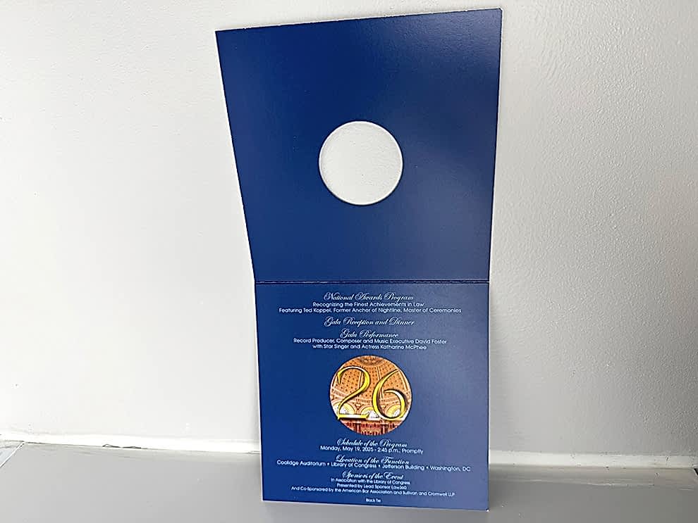 Event Programs Charlotte NC printed and produced for registration packets and attendee information