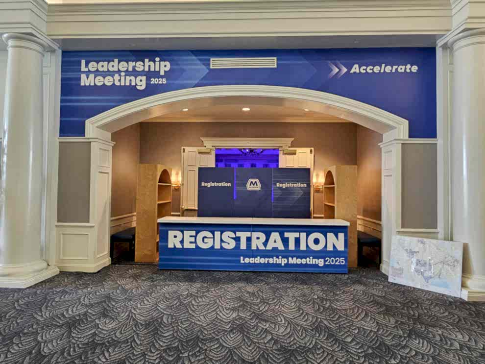 Event signs and displays installed for business meetings in Charlotte, NC