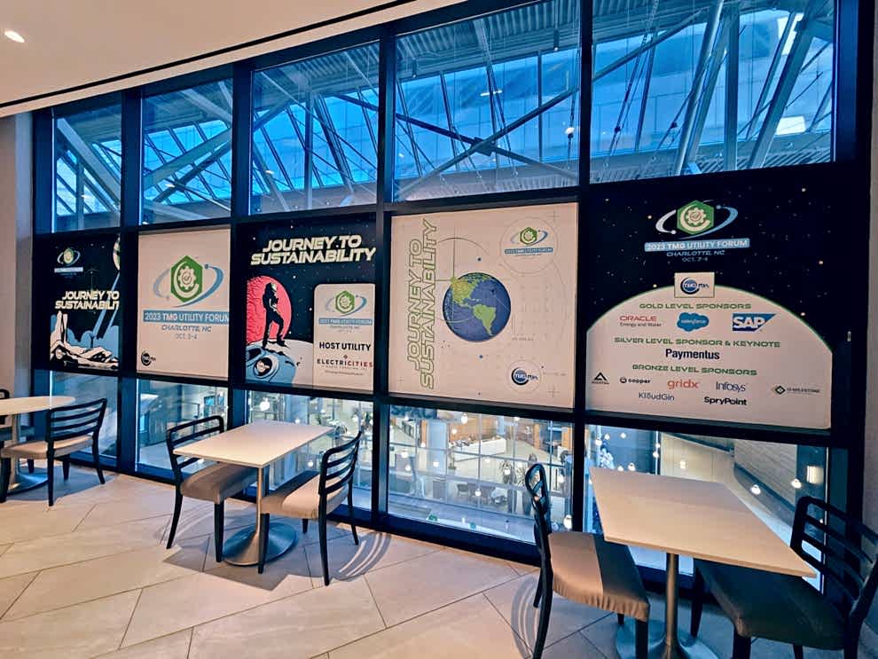 Event signage and custom wall graphics in Charlotte, NC