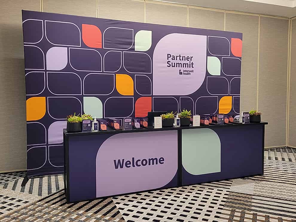 Event signs with modular displays and branded graphics in Charlotte, NC