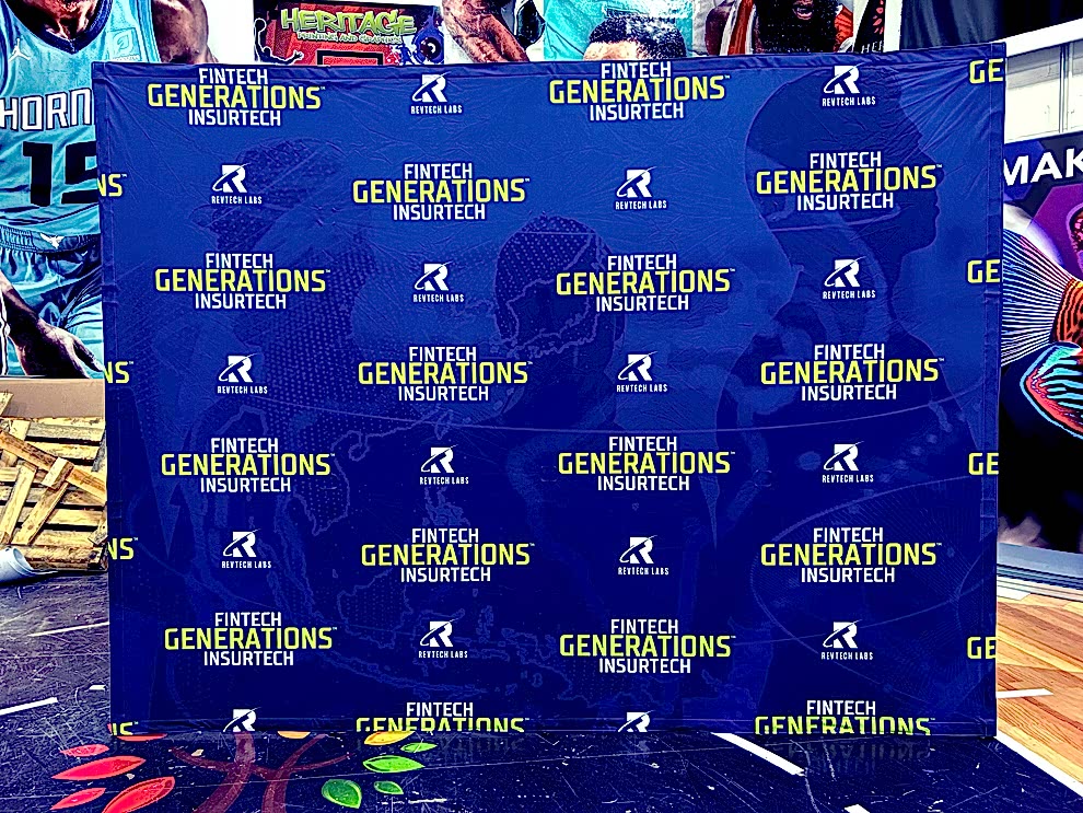 Branded fabric backdrops installed for meetings and events in Charlotte, NC