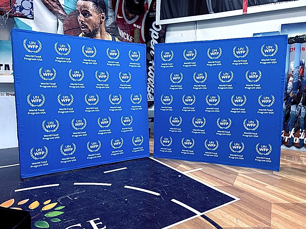Fabric backdrops and event displays for conventions in Charlotte, NC