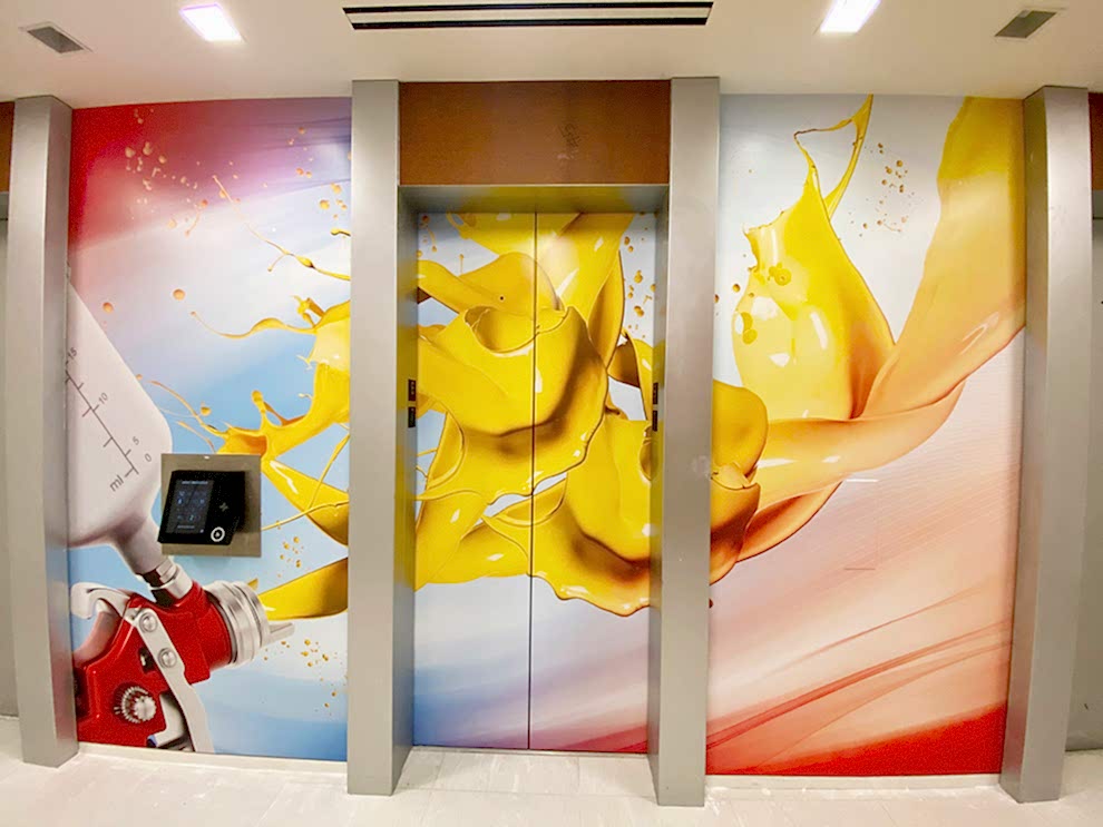 Elevator Wraps in Charlotte, NC