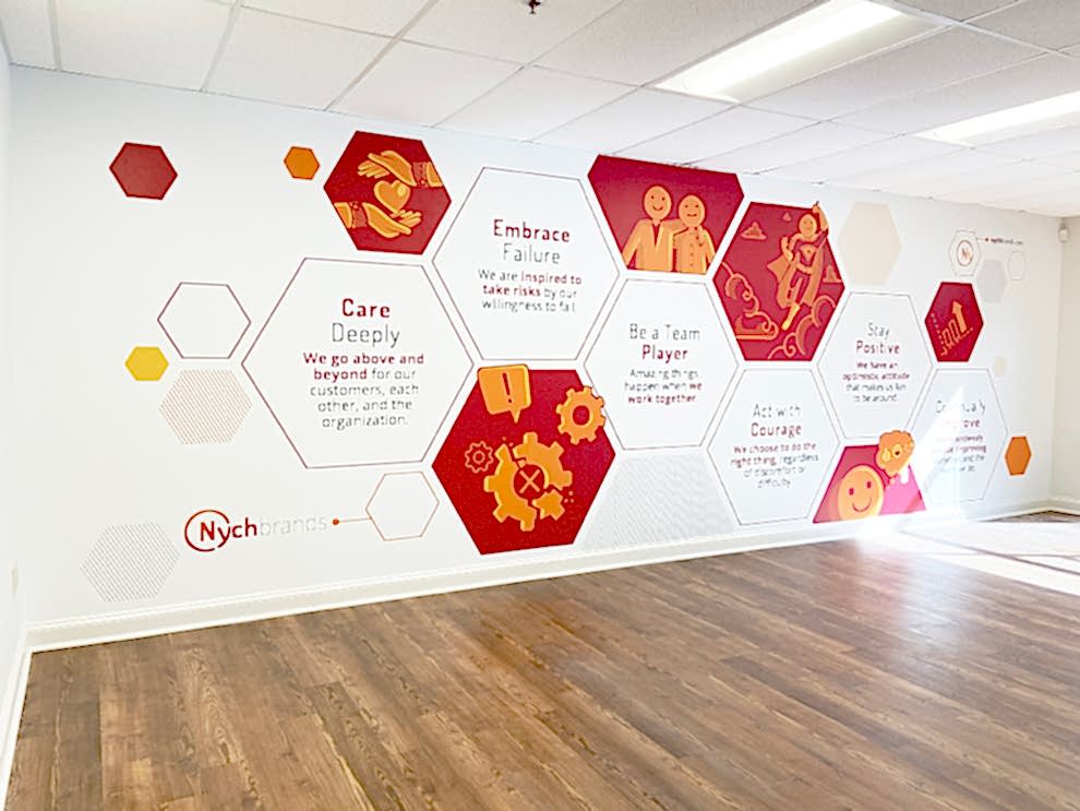 Sign Shop Charlotte NC designed and installed office branding signs for professional spaces