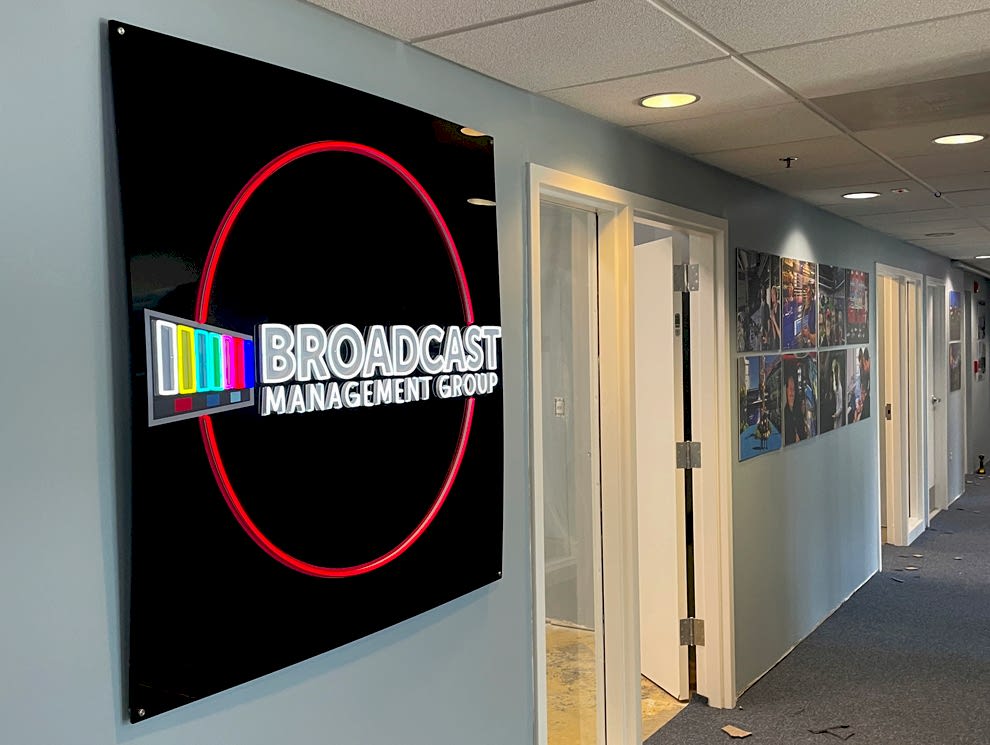 LED Backlit Signs in Charlotte, NC designed and installed for modern workplace interiors
