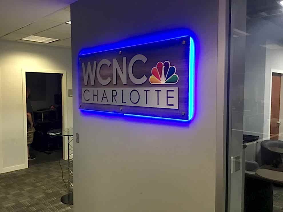 LED Backlit Signs in Charlotte, NC designed and installed for lobbies and office reception areas