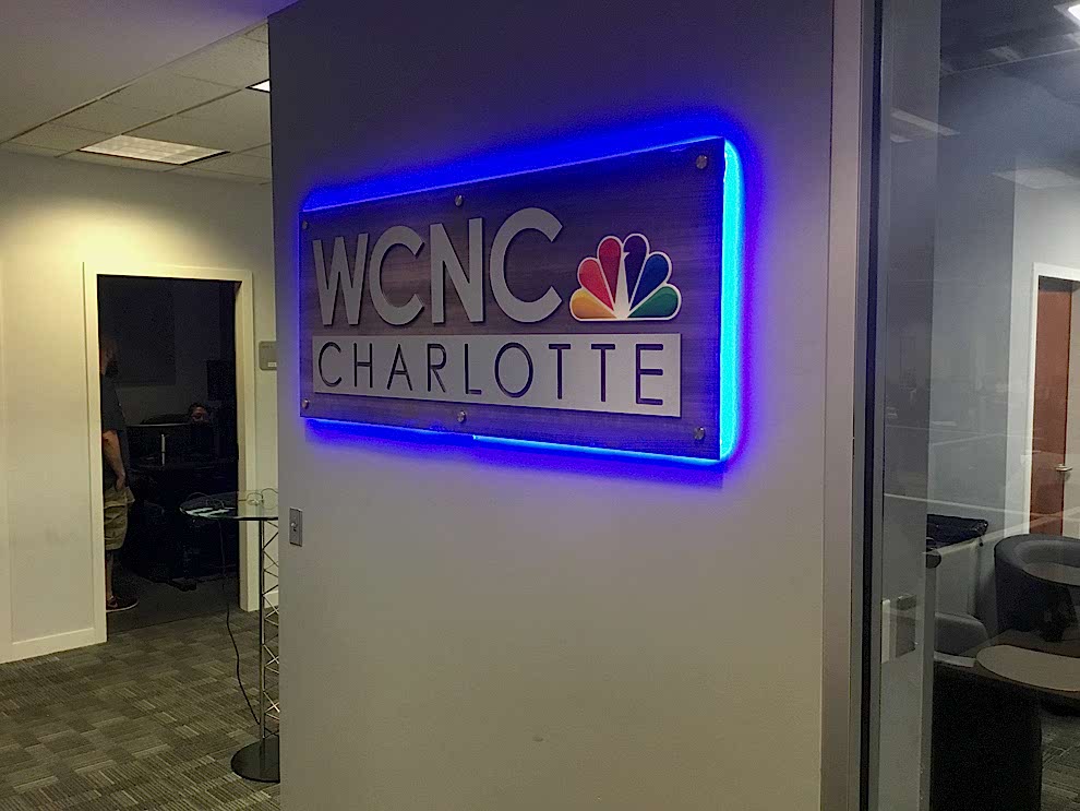 LED Backlit Signs in Rock Hill, SC designed and installed with illuminated acrylic for modern offices