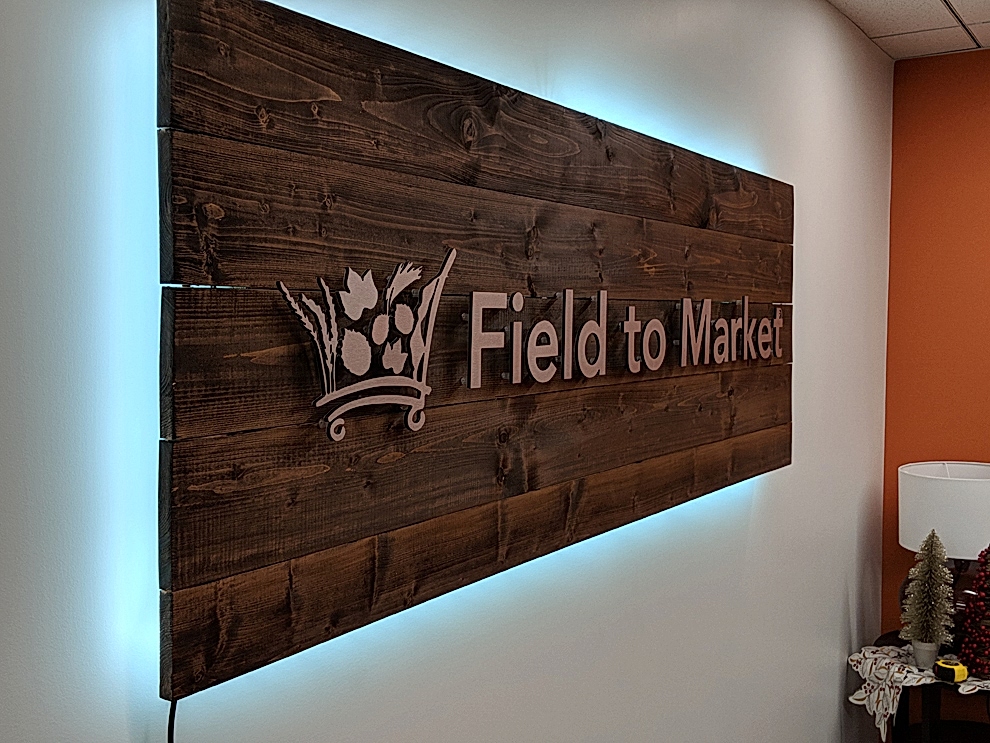 LED Backlit Signs in Rock Hill, SC designed and installed for commercial workplace environments