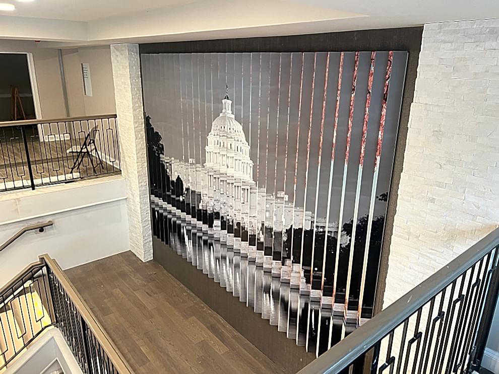 Free-standing lenticular displays for trade shows and events in Charlotte, NC