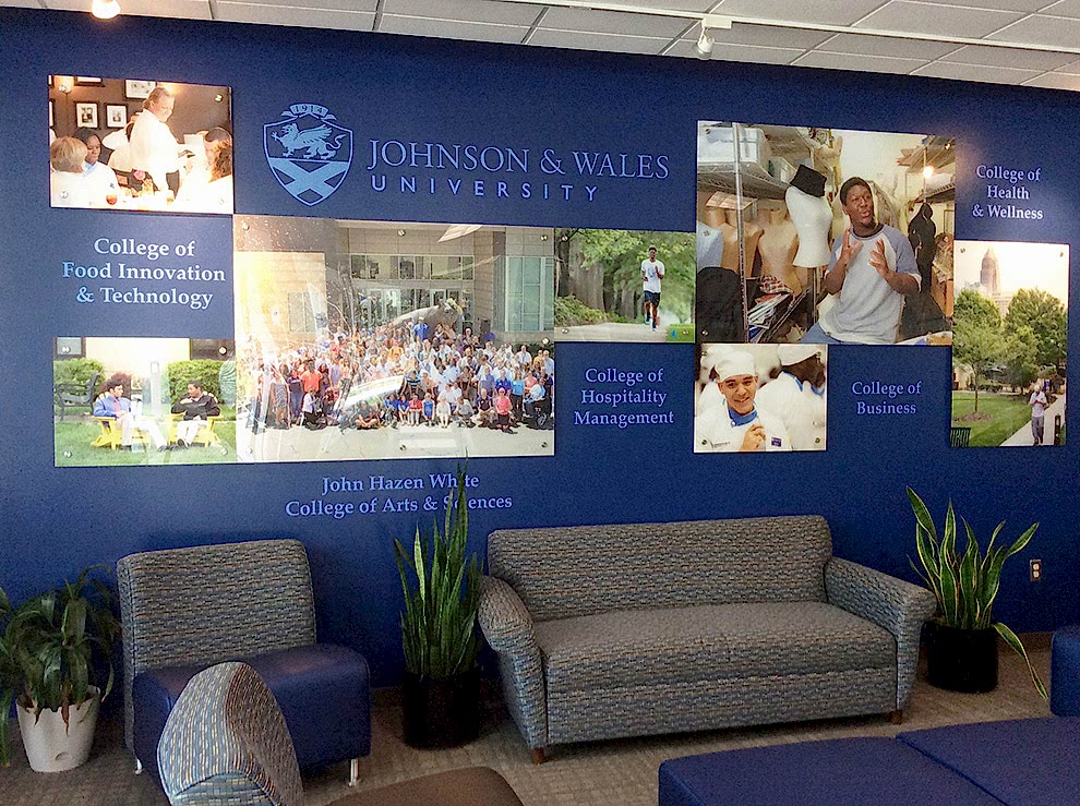 Lobby Signs Concord NC designed and installed for corporate wall branding in office environments