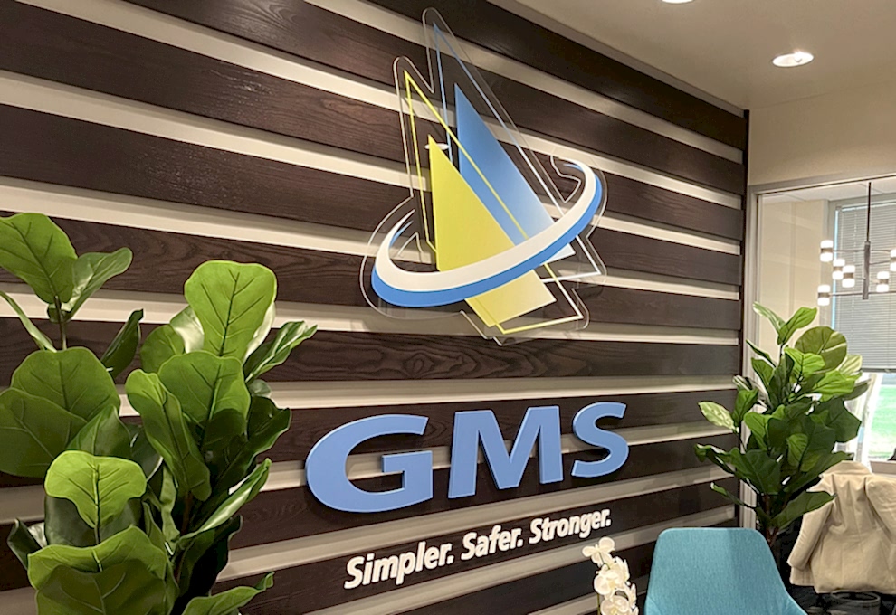 Lobby Signs Gastonia NC designed and installed with workplace wall graphics for interior office branding
