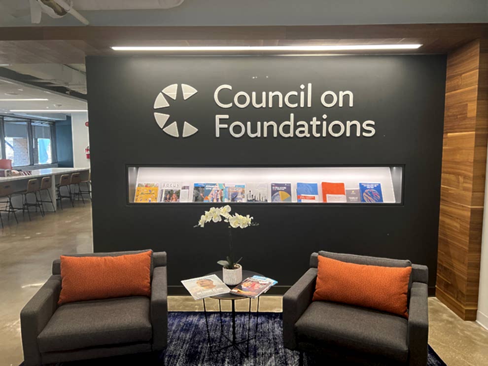 Lobby Signs Hickory NC designed and installed with reception wall lettering for office identity