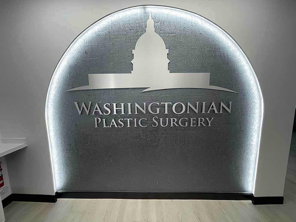 Lobby Signs Statesville NC designed and installed for branded office walls and corporate welcome areas