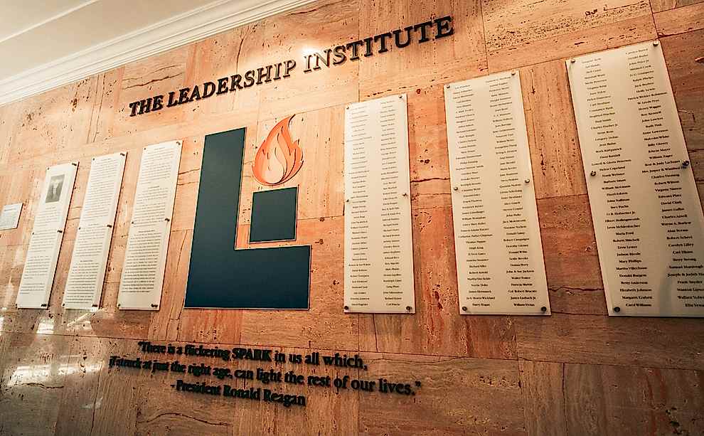 Engaging mission statement wall display designed for company culture Charlotte, NC