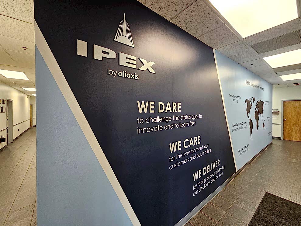 Mission statement wall display showcasing organizational purpose Charlotte, NC