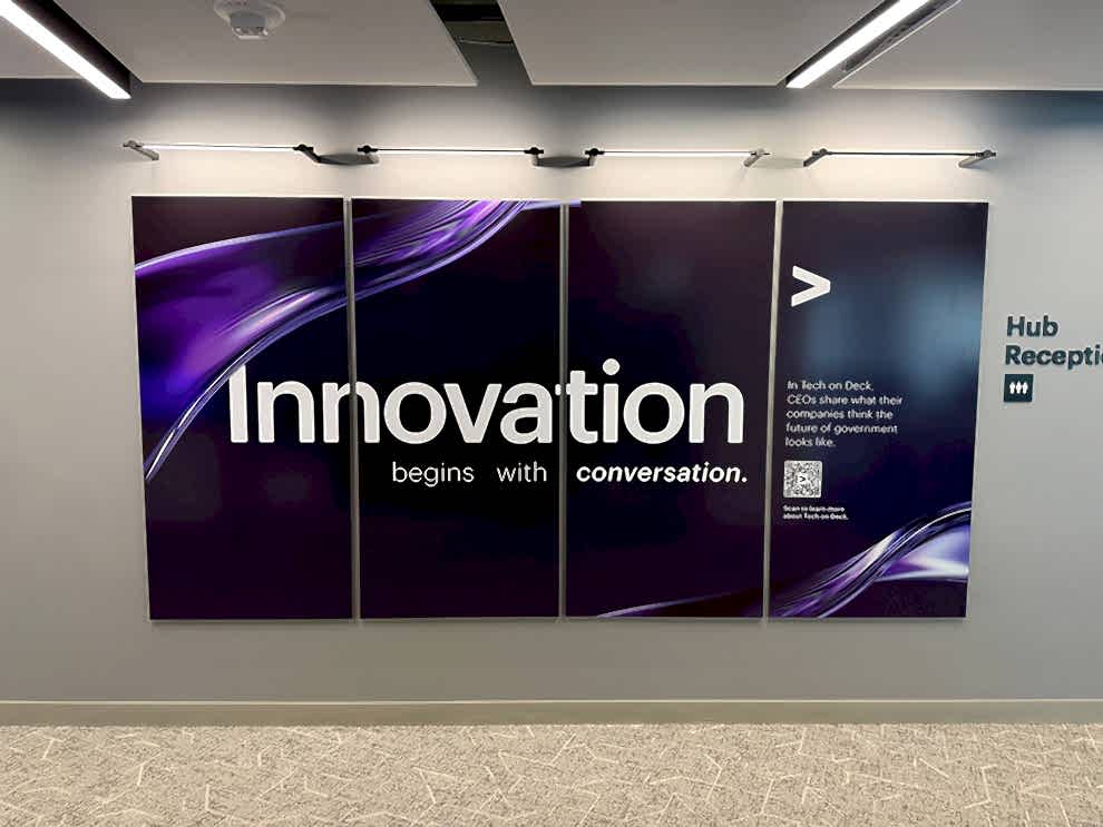Workplace office signs and wall graphics showcasing branding Charlotte, NC