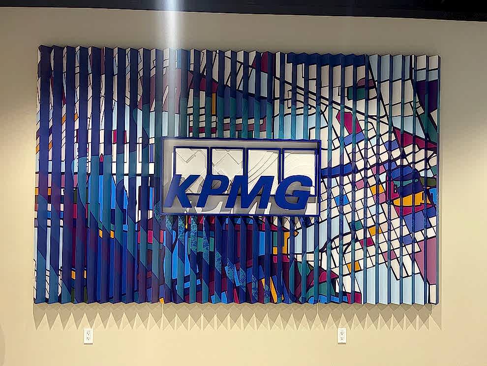 Custom office signs installed for workplace branding in Charlotte, NC