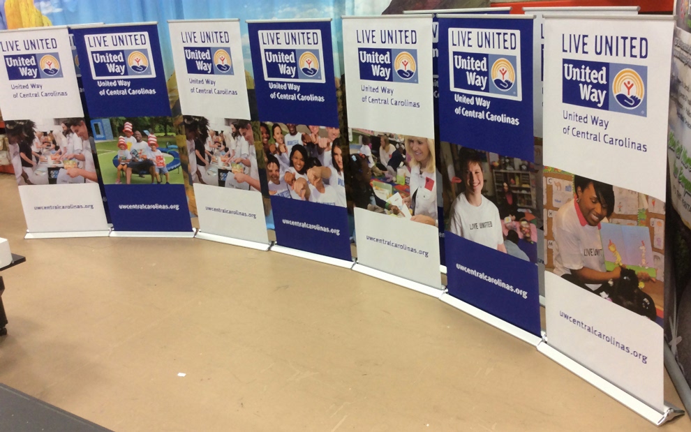 Educational event retractable banner stand Concord, NC