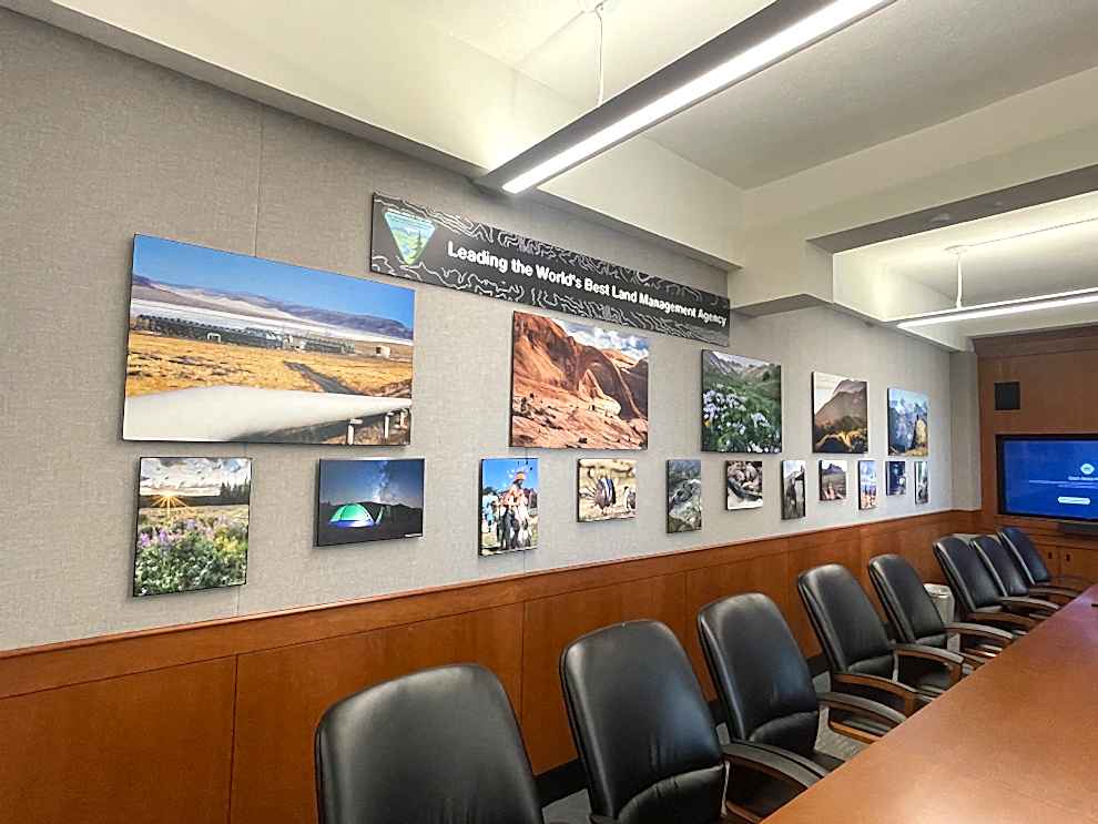  Large SEG fabric graphics installed for tradeshow displays in Charlotte, NC
