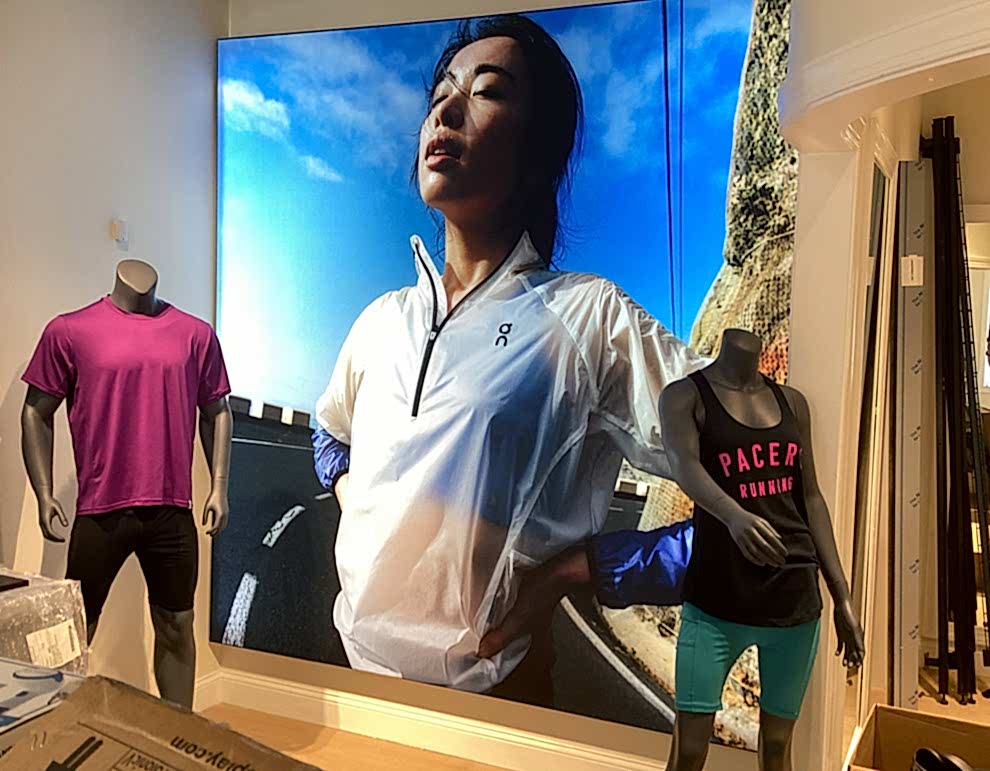 SEG fabric graphics with LED backlit display for conferences in Charlotte, NC