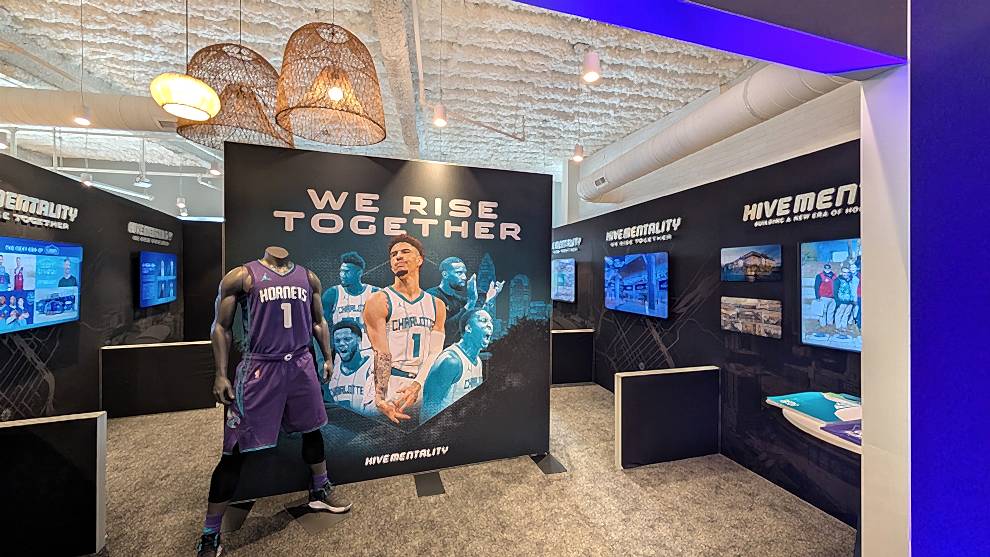 Custom sports signs and branded displays for stadiums in Charlotte, NC