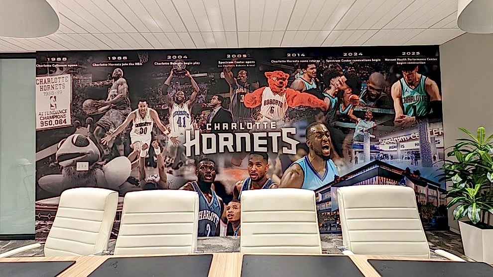 Sports facility signage and custom displays in Charlotte, NC