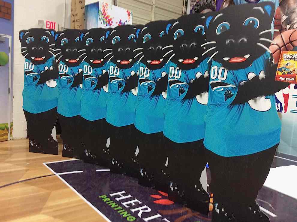 Professional sports signage and branding displays in Charlotte, NC
