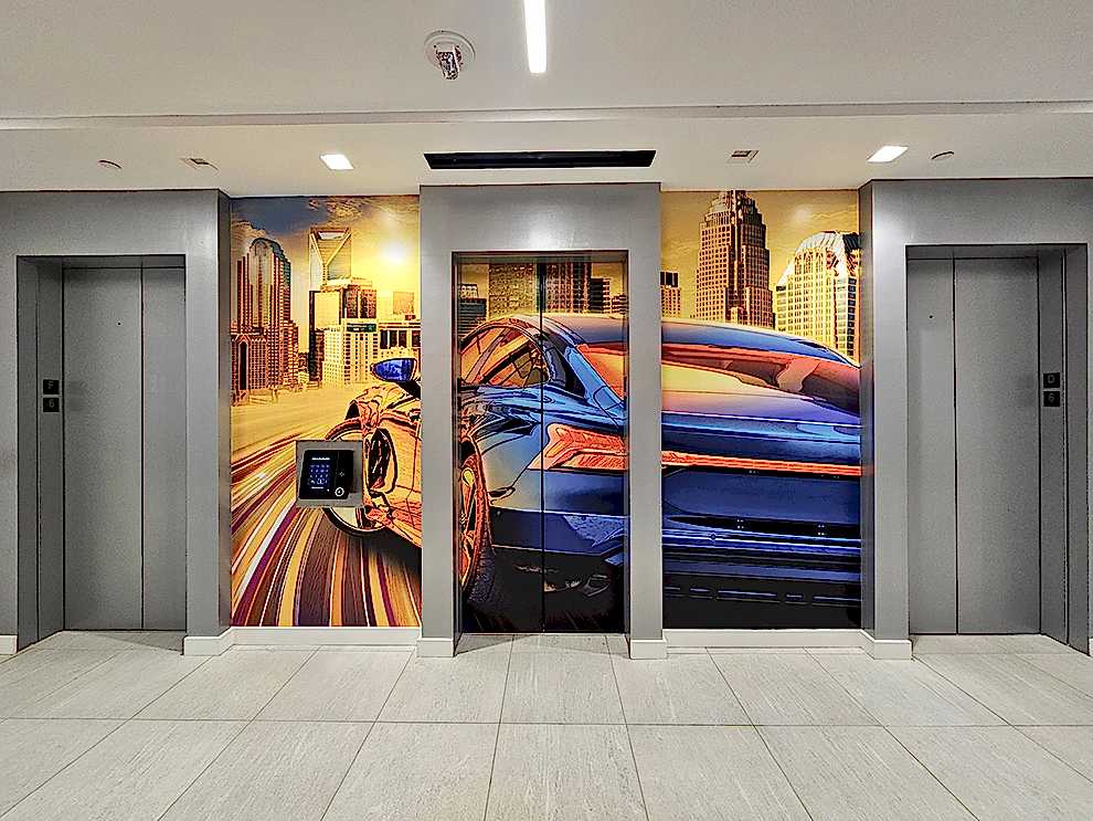 Elevator Wraps in Charlotte, NC
