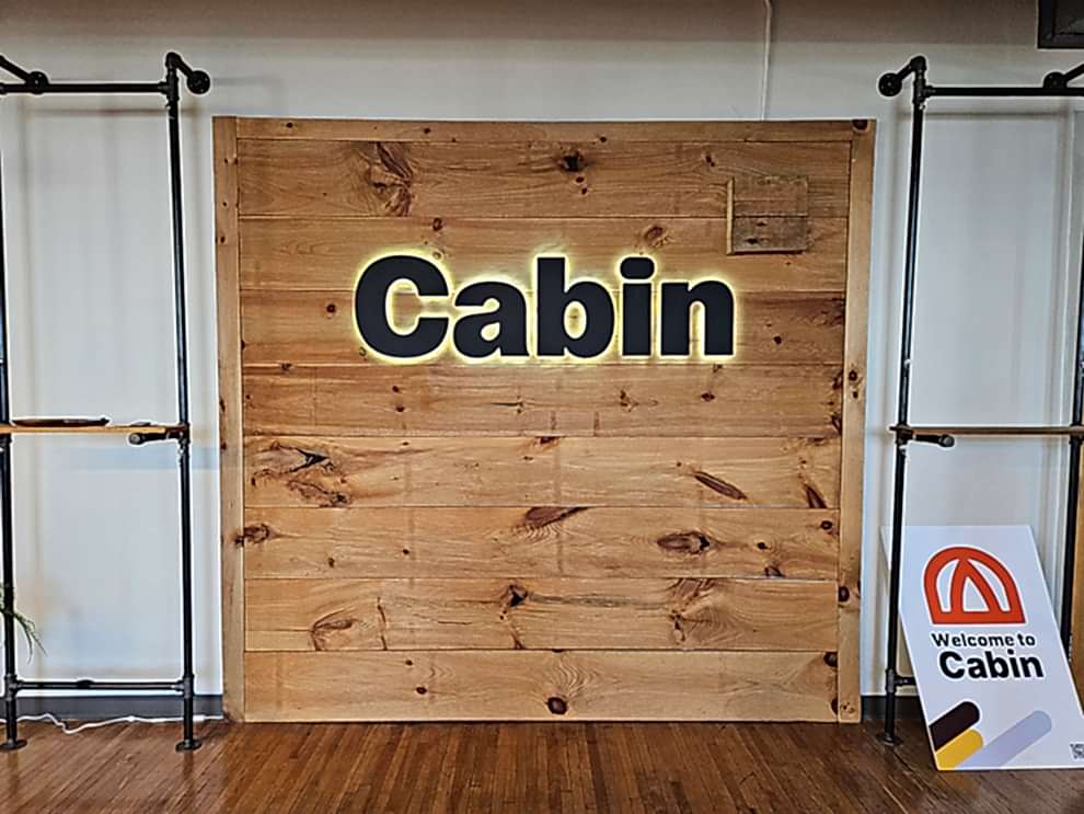 Standoff Mounted Signs in Charlotte, NC designed and installed for workplace branding and conference rooms