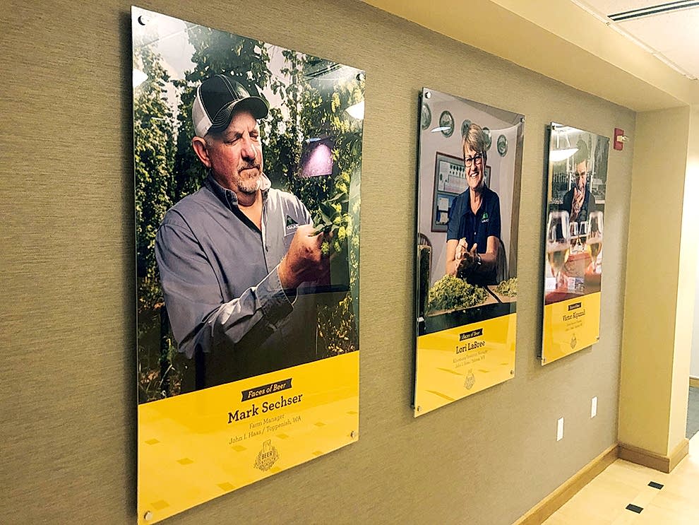 Standoff Mounted Signs in Charlotte, NC designed and installed for branded interior environments