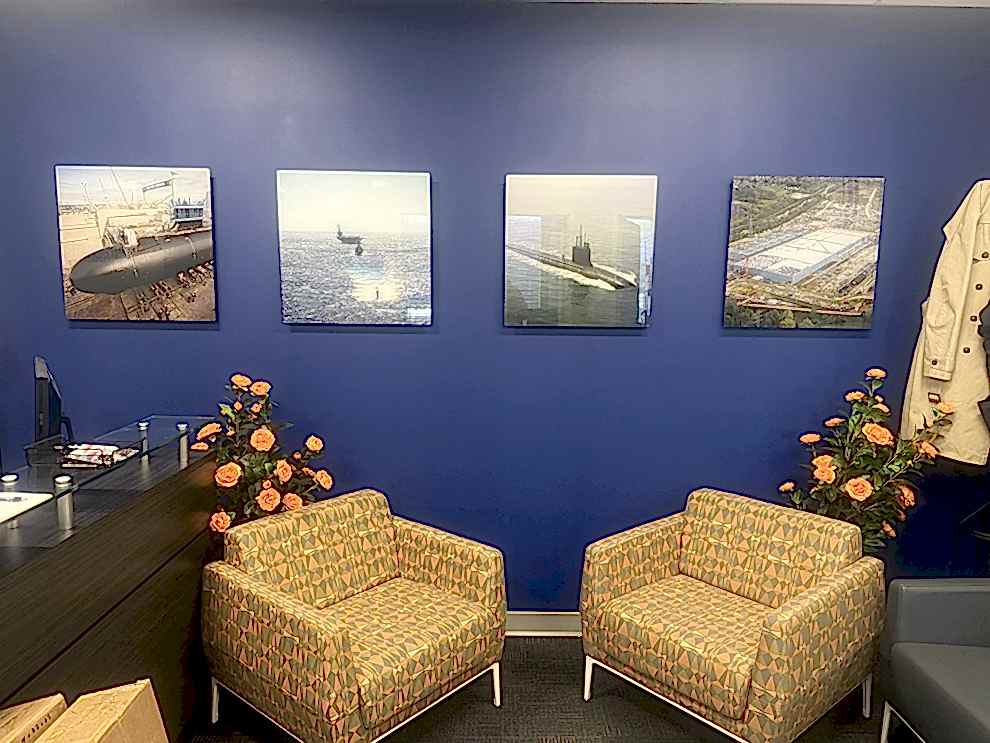 Standoff Mounted Signs in Fort Mill, SC designed and installed for corporate lobby and reception areas