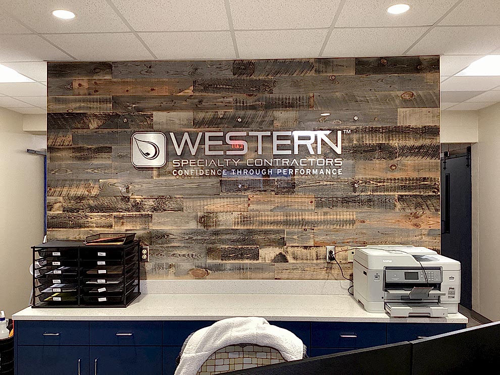 Standoff Mounted Signs in Fort Mill, SC designed and installed for business offices and workplace branding