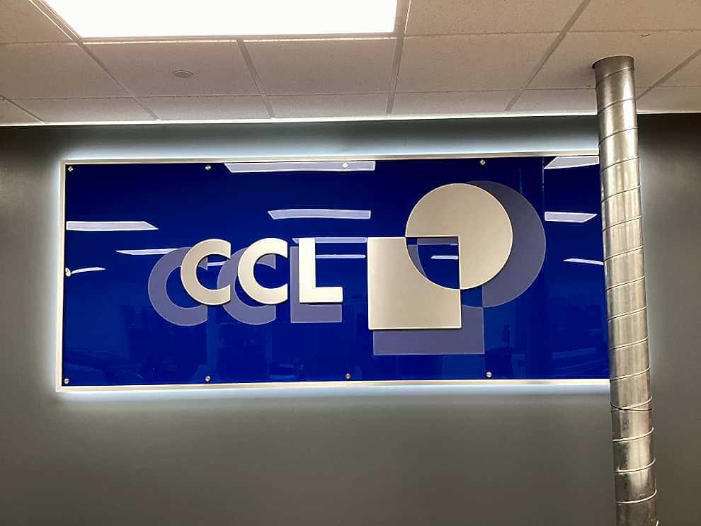 Standoff Mounted Signs in Gastonia, NC designed and installed for company identity and professional interiors