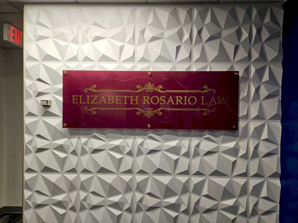 Standoff Mounted Signs in Hickory, NC designed and installed for business offices and workplace branding