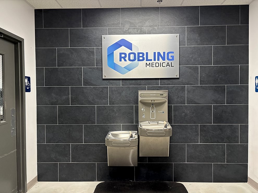 Standoff Mounted Signs in Lincolnton, NC designed and installed for office wall graphics and company identity