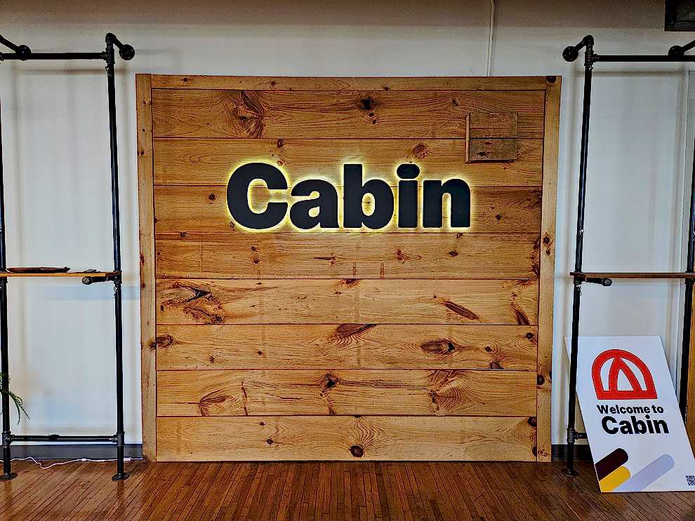 Standoff Mounted Signs in Lincolnton, NC designed and installed for workplace branding and conference rooms