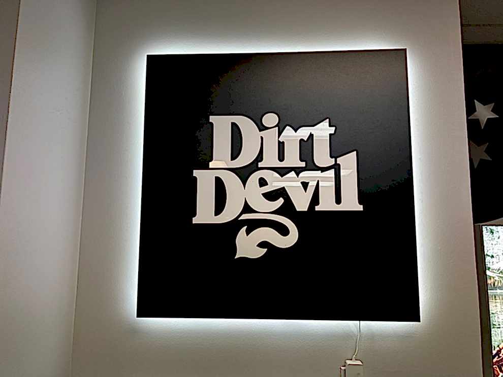 Standoff Mounted Signs in Mooresville, NC designed and installed with LED backlit features for commercial branding