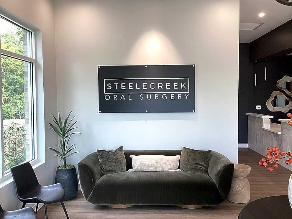 Standoff Mounted Signs in Rock Hill, SC designed and installed for corporate office interiors and brand enhancement