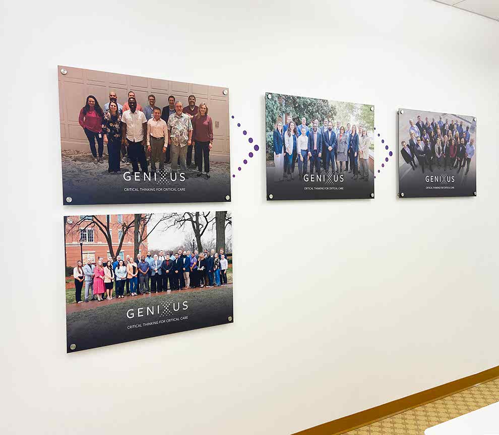 Standoff Mounted Signs in Rock Hill, SC designed and installed for commercial office branding and décor