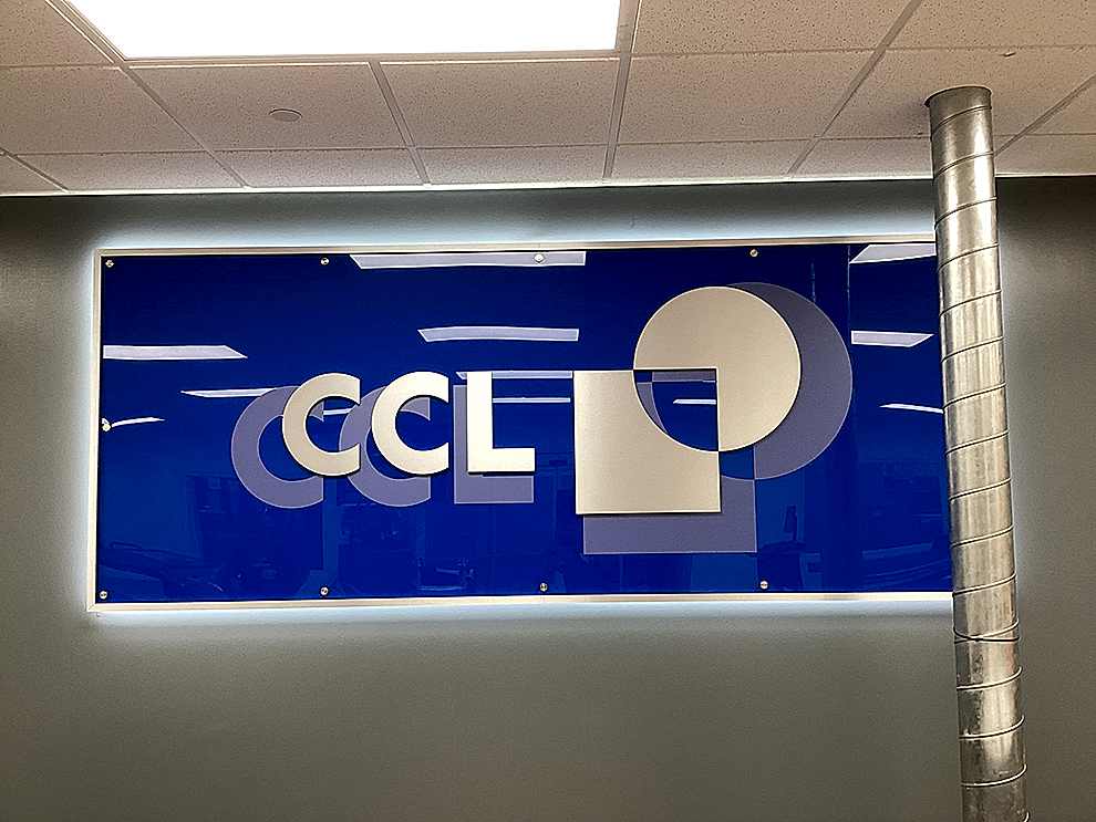 Standoff Mounted Signs in Rock Hill, SC designed and installed for company identity and professional interiors