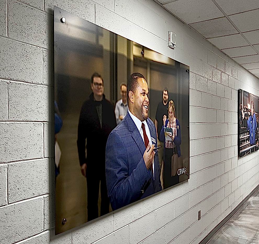 Standoff Mounted Signs in Rock Hill, SC designed and installed for business offices and workplace branding